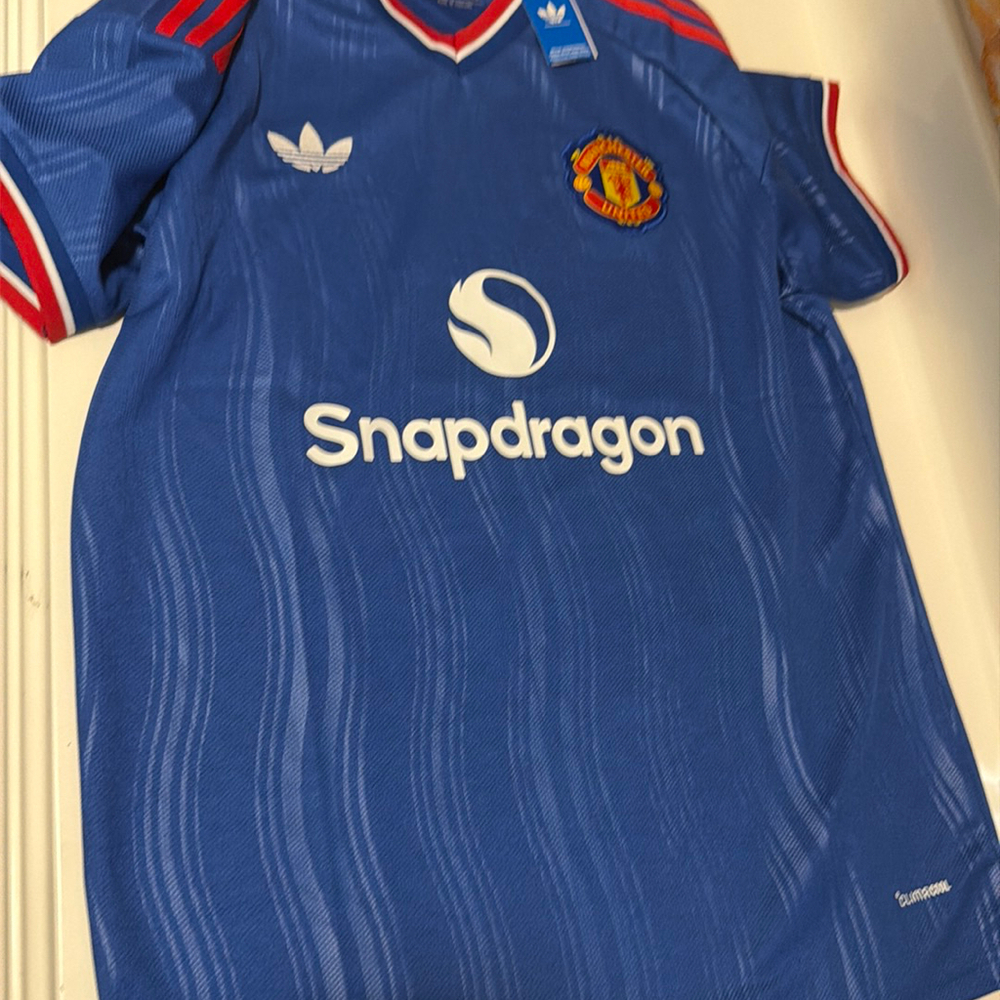 Manchester United x Adidas Blue Snapdragon Home Jersey